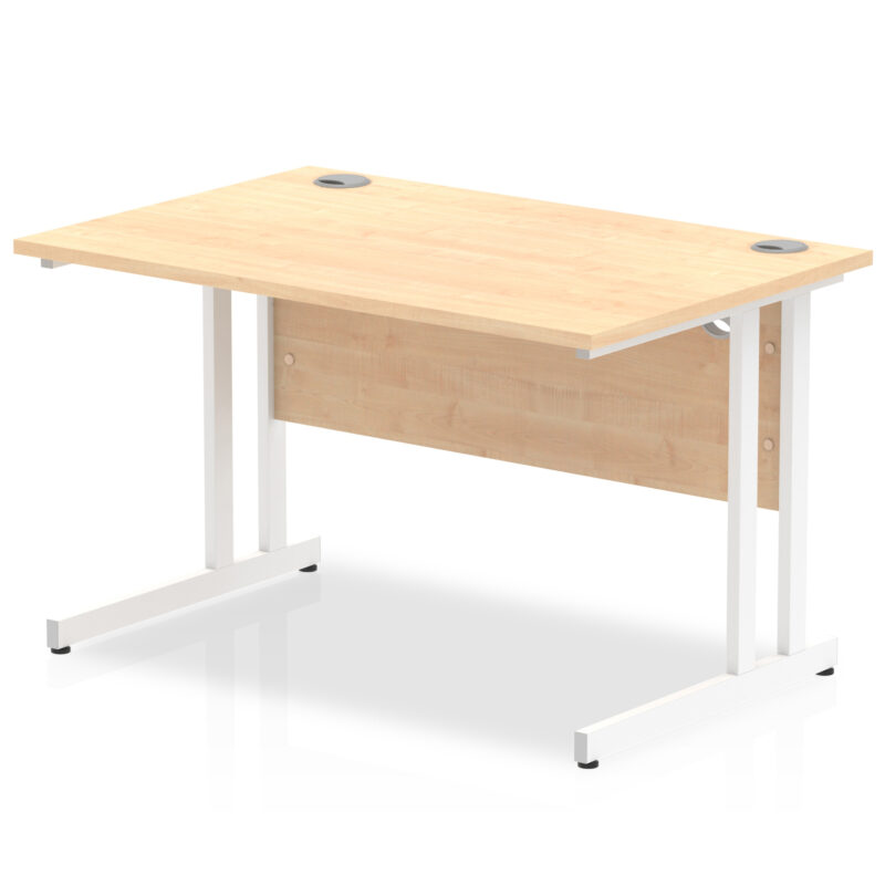 impulse 1200mm straight desk cantilever leg