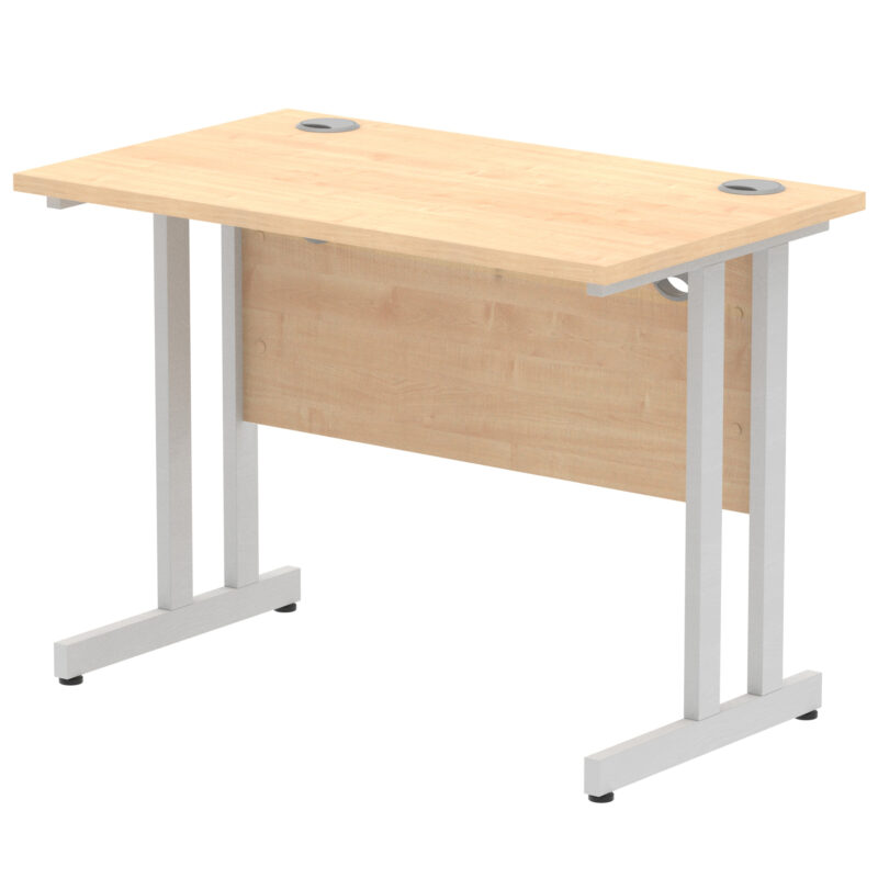 impulse 1000mm slimline desk cantilever leg