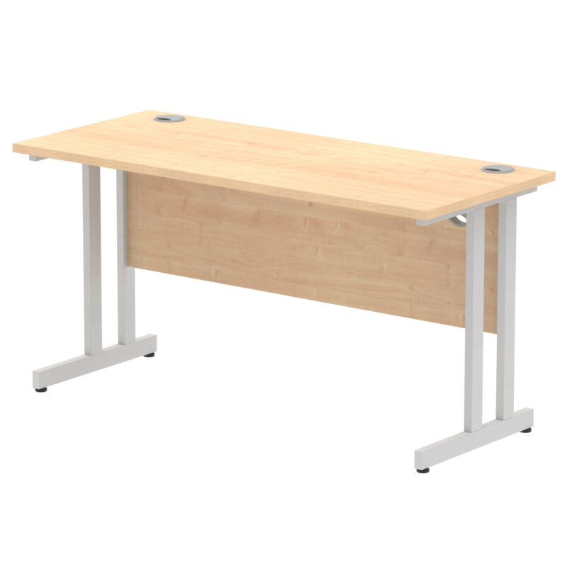 impulse 1400mm slimline desk cantilever leg