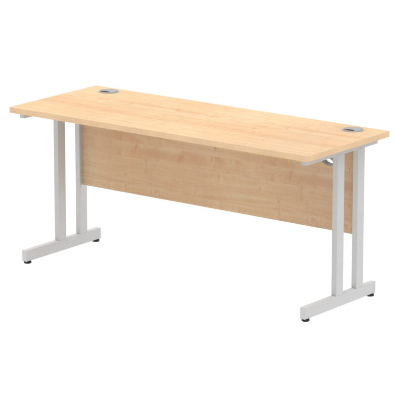 impulse 1600mm slimline desk cantilever leg