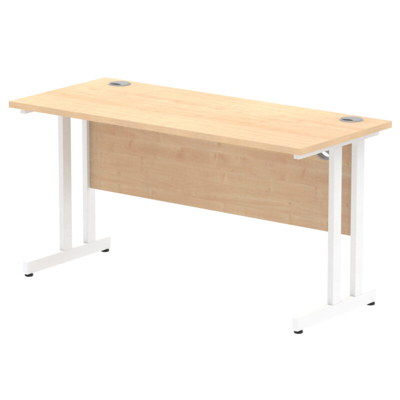 impulse 1400mm slimline desk cantilever leg