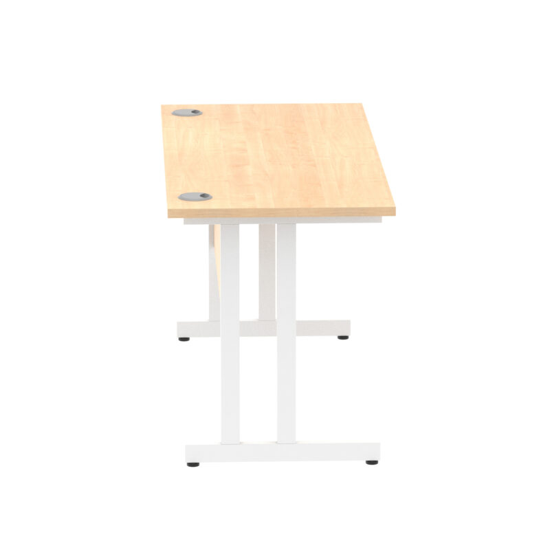 impulse 1400mm slimline desk cantilever leg