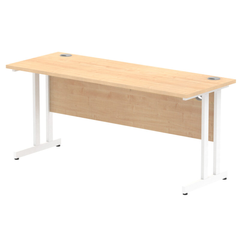 impulse 1600mm slimline desk cantilever leg