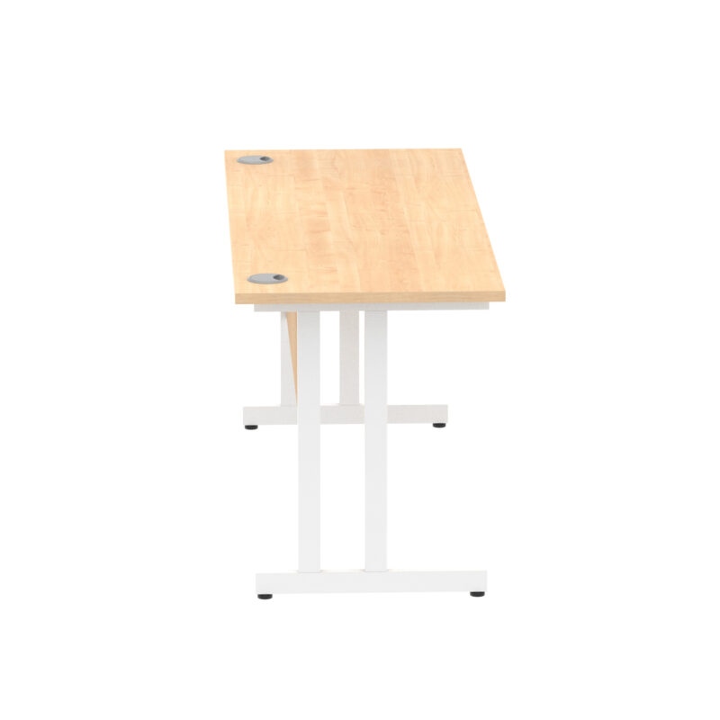 impulse 1600mm slimline desk cantilever leg