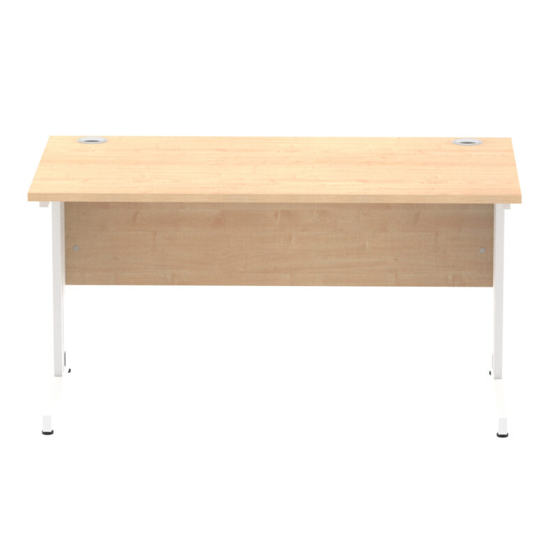 impulse 1400mm straight desk cable managed leg