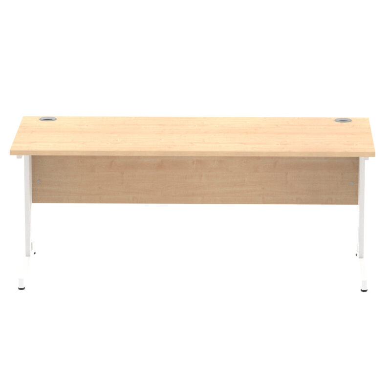 impulse 1800mm straight desk cable managed leg