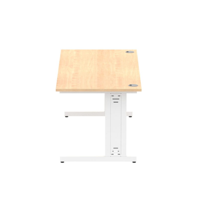 impulse 1800mm straight desk cable managed leg