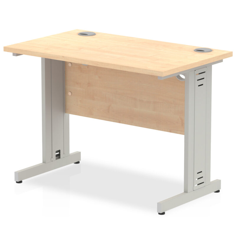 impulse 1000mm slimline desk cable managed leg