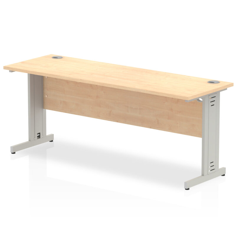 impulse 1800mm slimline desk cable managed leg