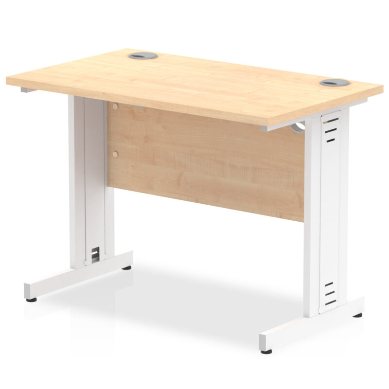 impulse 1000mm slimline desk cable managed leg