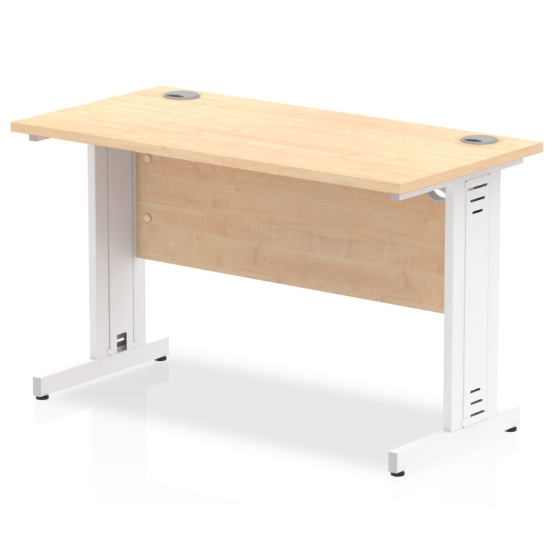impulse 1200mm slimline desk cable managed leg