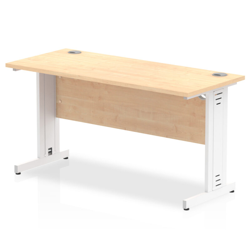 impulse 1400mm slimline desk cable managed leg