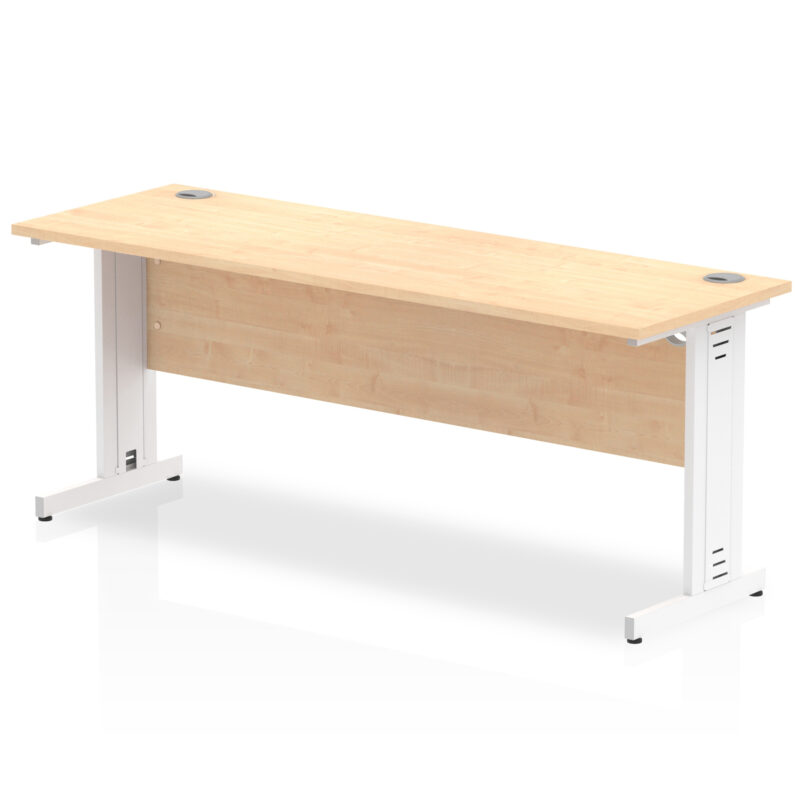 impulse 1800mm slimline desk cable managed leg