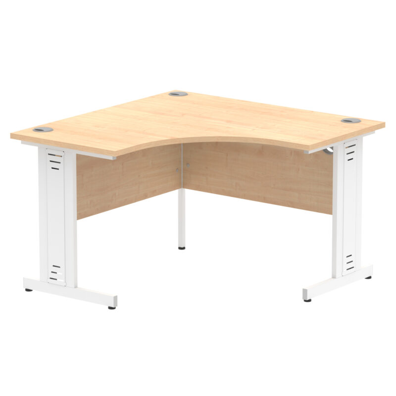 impulse 1200mm cable managed leg corner desk