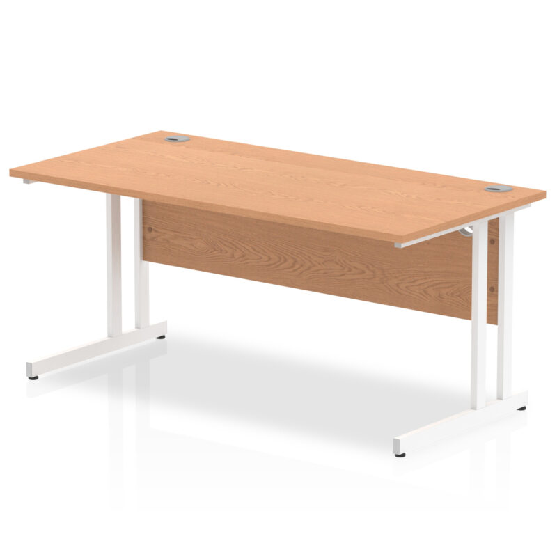impulse 1600mm straight desk cantilever leg