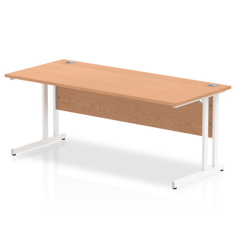 impulse 1800mm straight desk cantilever leg