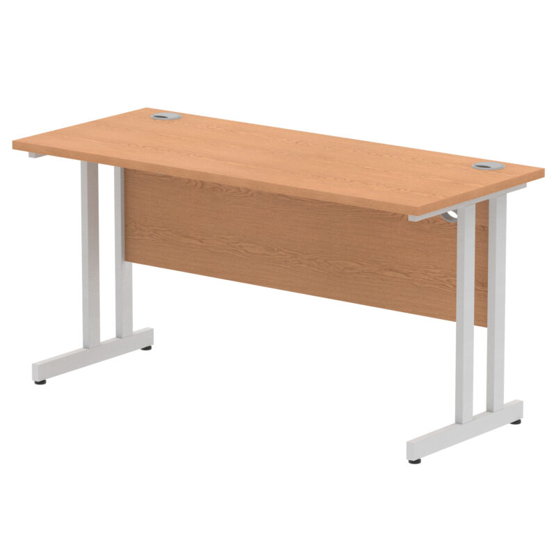 impulse 1400mm slimline desk cantilever leg