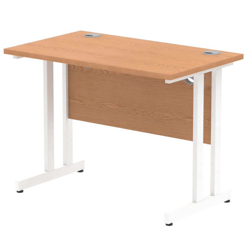 impulse 1000mm slimline desk cantilever leg