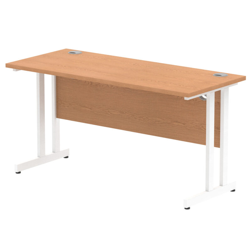 impulse 1400mm slimline desk cantilever leg