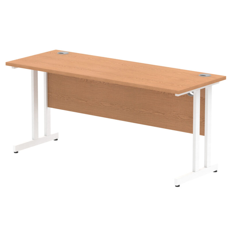 impulse 1600mm slimline desk cantilever leg