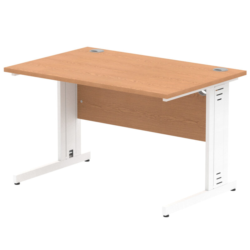 impulse 1200mm straight desk cable managed leg