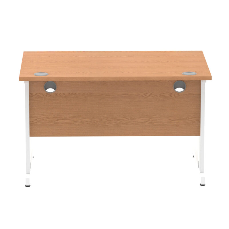 impulse 1200mm straight desk cable managed leg