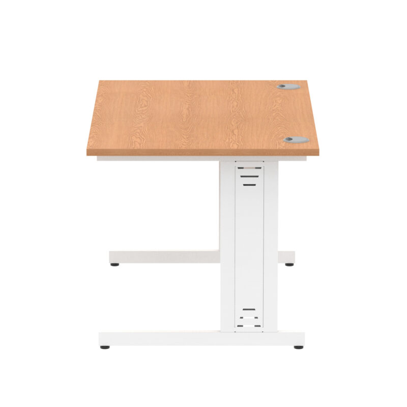 impulse 1200mm straight desk cable managed leg