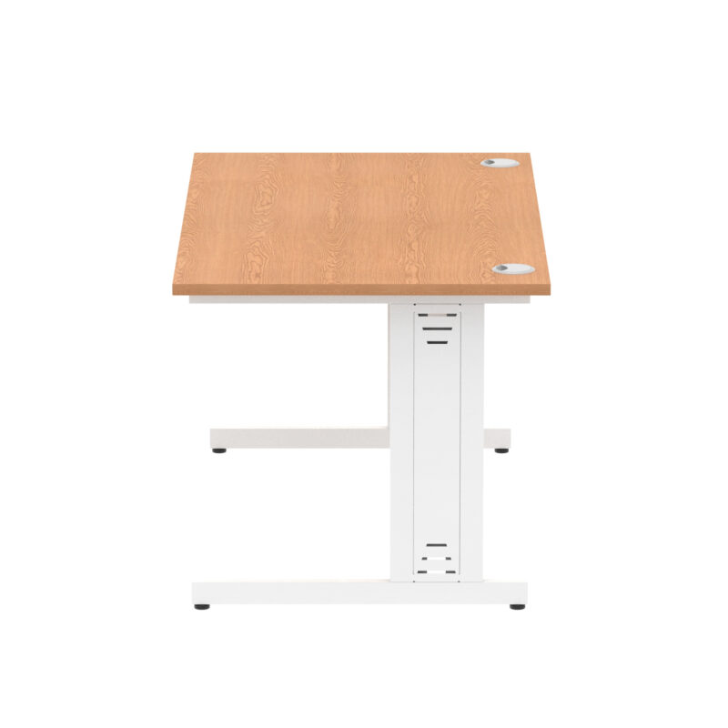 impulse 1400mm straight desk cable managed leg