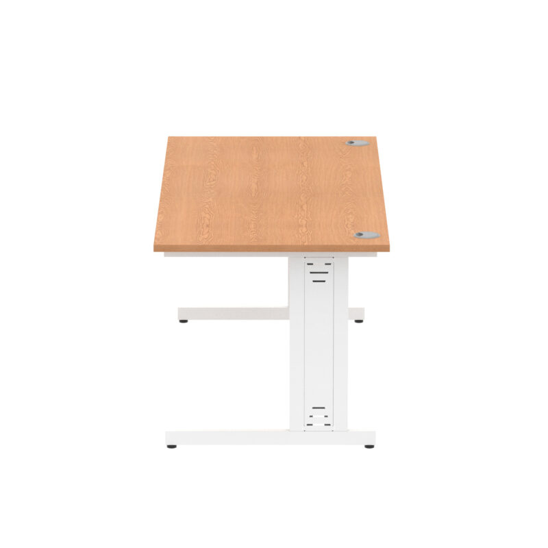 impulse 1800mm straight desk cable managed leg