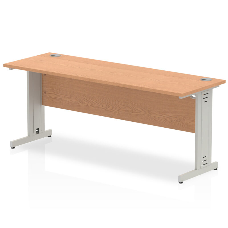 impulse 1800mm slimline desk cable managed leg