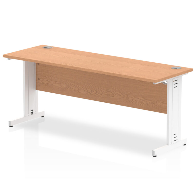 impulse 1800mm slimline desk cable managed leg