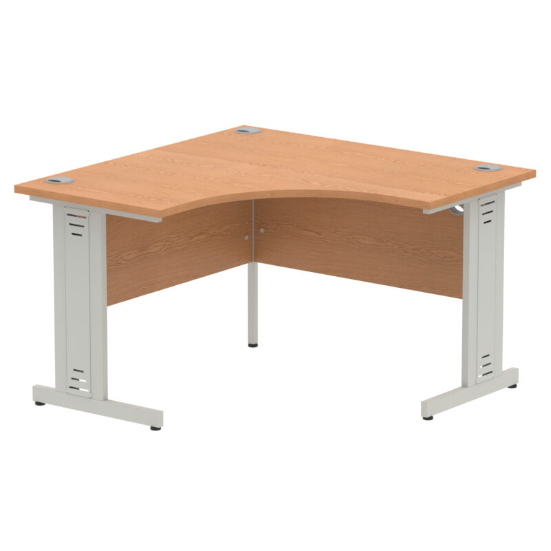 impulse 1200mm cable managed leg corner desk