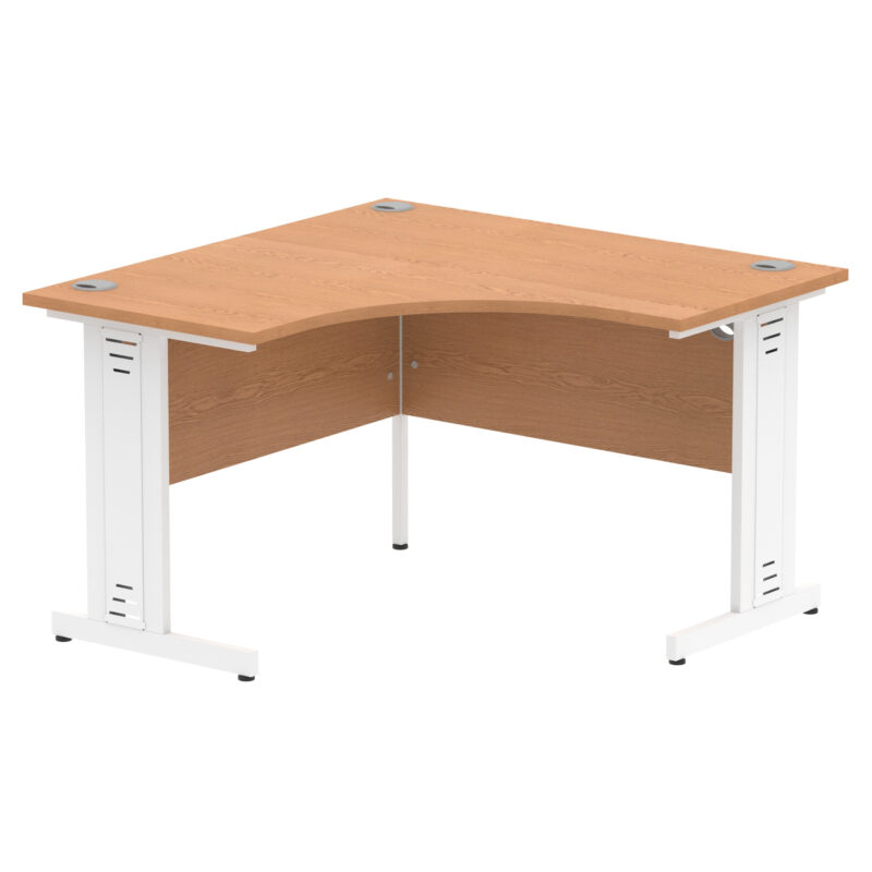 impulse 1200mm cable managed leg corner desk