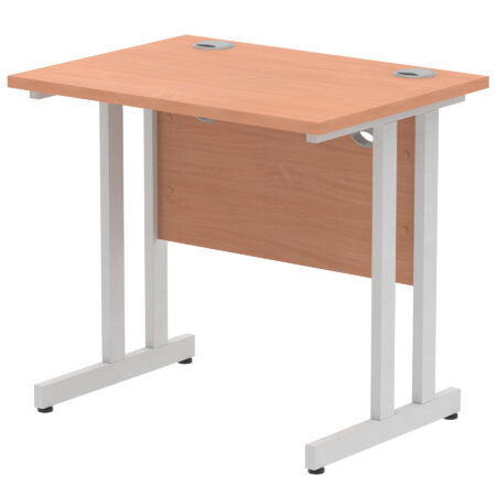 impulse 800mm slimline desk cantilever leg