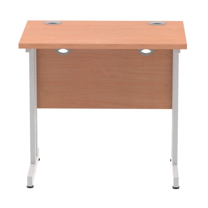 impulse 800mm slimline desk cantilever leg
