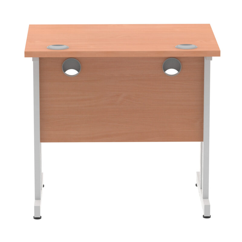 impulse 800mm slimline desk cantilever leg