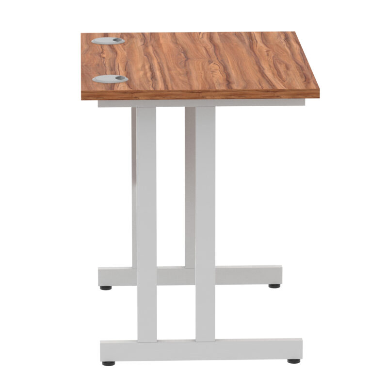 impulse 800mm slimline desk cantilever leg