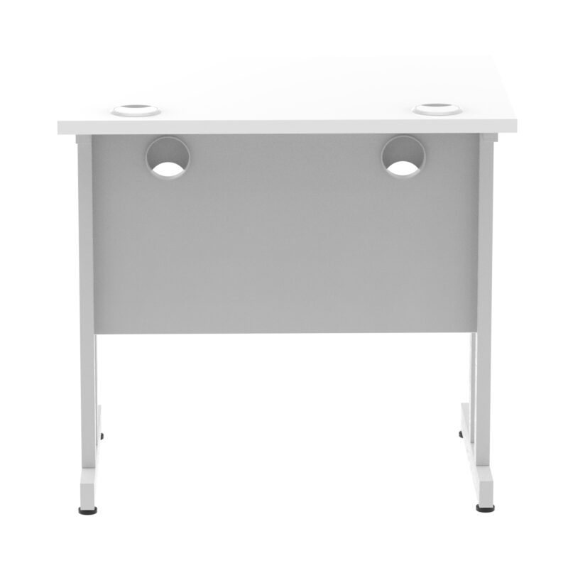 impulse 800mm slimline desk cantilever leg