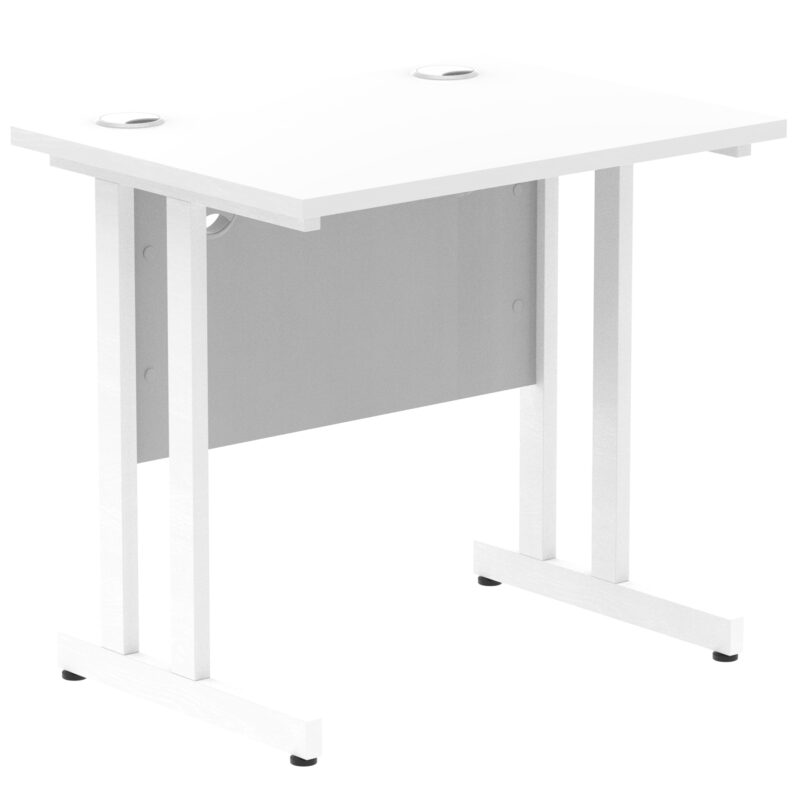 impulse 800mm slimline desk cantilever leg