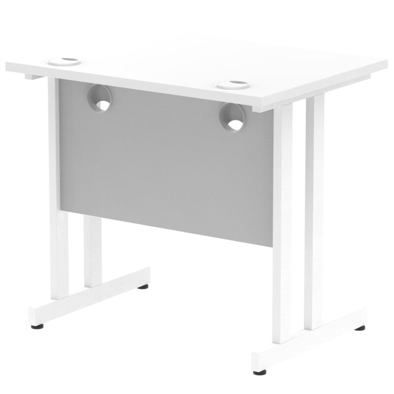 impulse 800mm slimline desk cantilever leg