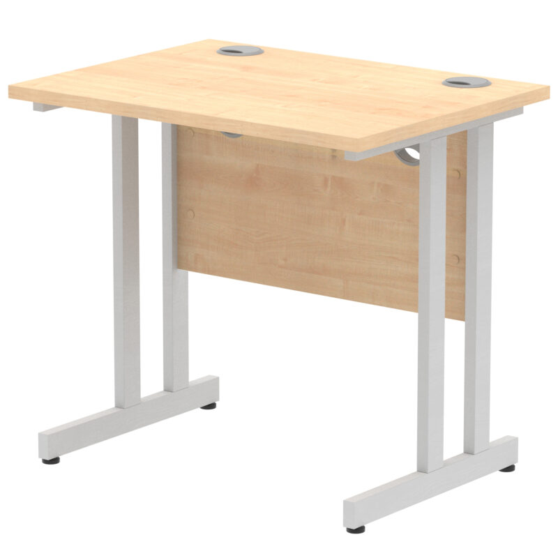 impulse 800mm slimline desk cantilever leg