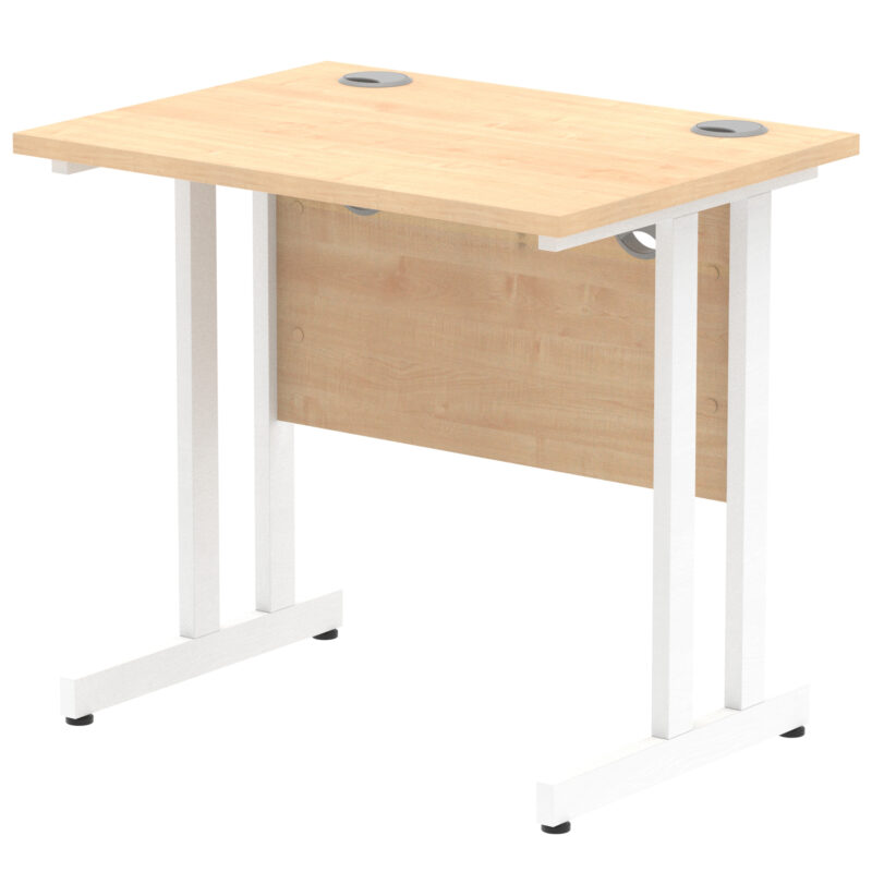 impulse 800mm slimline desk cantilever leg