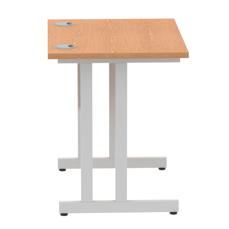 impulse 800mm slimline desk cantilever leg