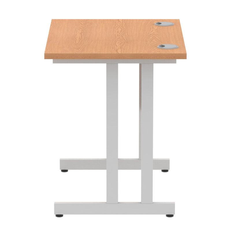 impulse 800mm slimline desk cantilever leg