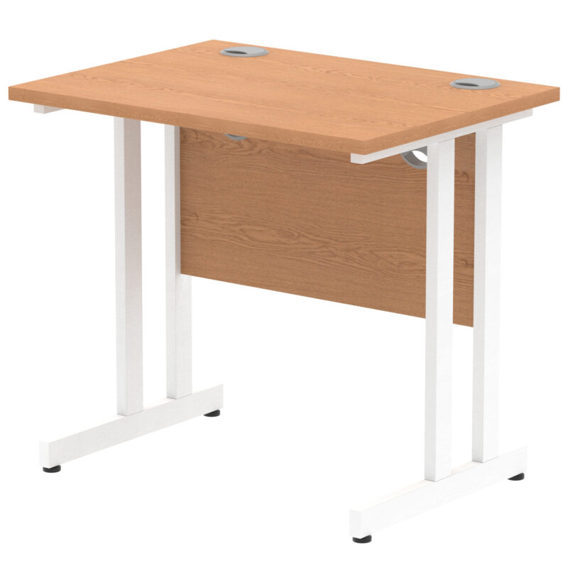 impulse 800mm slimline desk cantilever leg