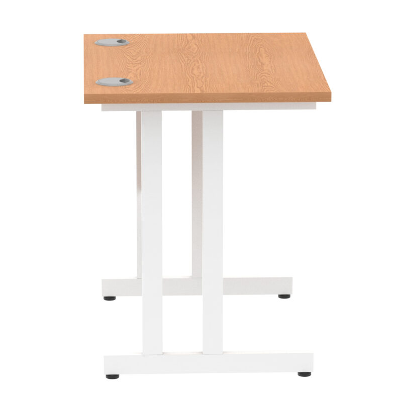 impulse 800mm slimline desk cantilever leg