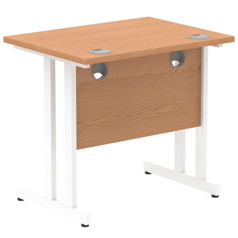 impulse 800mm slimline desk cantilever leg