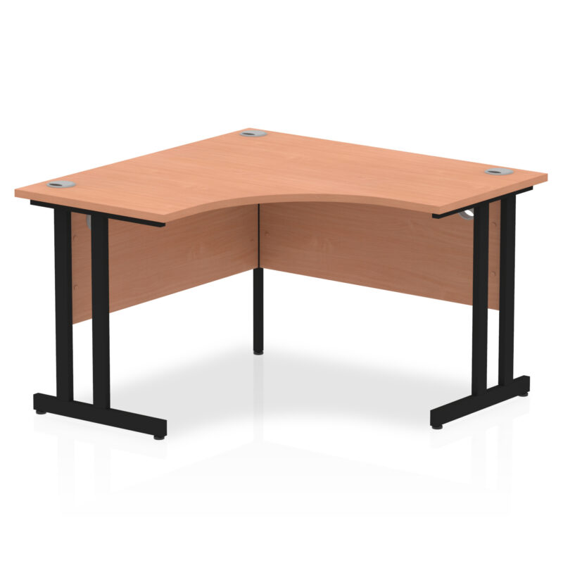 impulse 1200mm cantilever leg corner desk