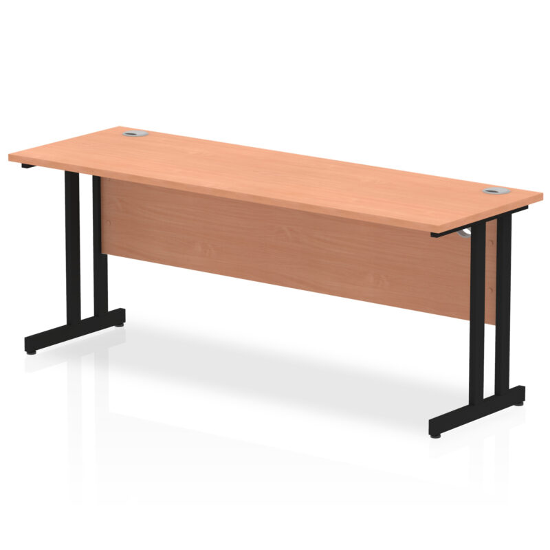 impulse 1800mm slimline desk cantilever leg