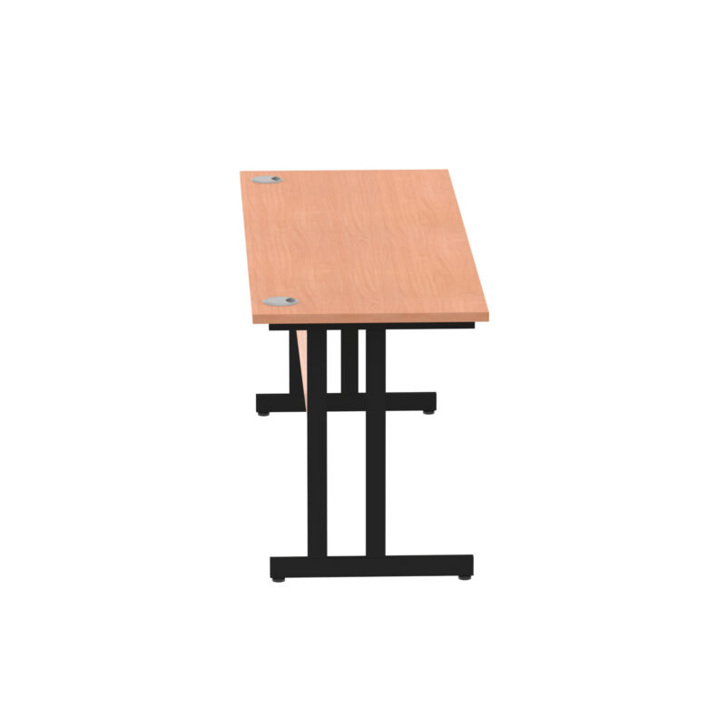 impulse 1800mm slimline desk cantilever leg